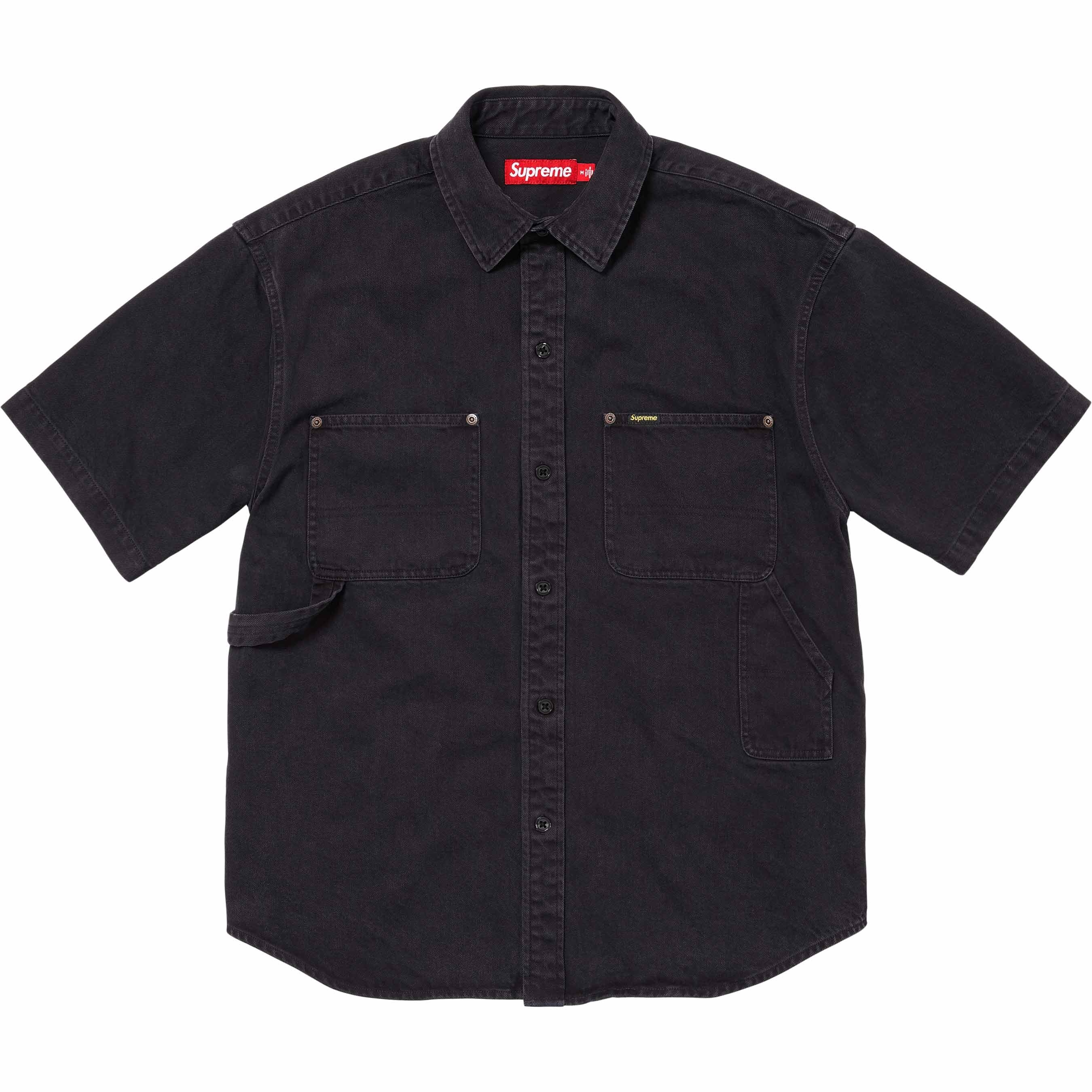 Loose Fit S/S Denim Painter Shirt view 7